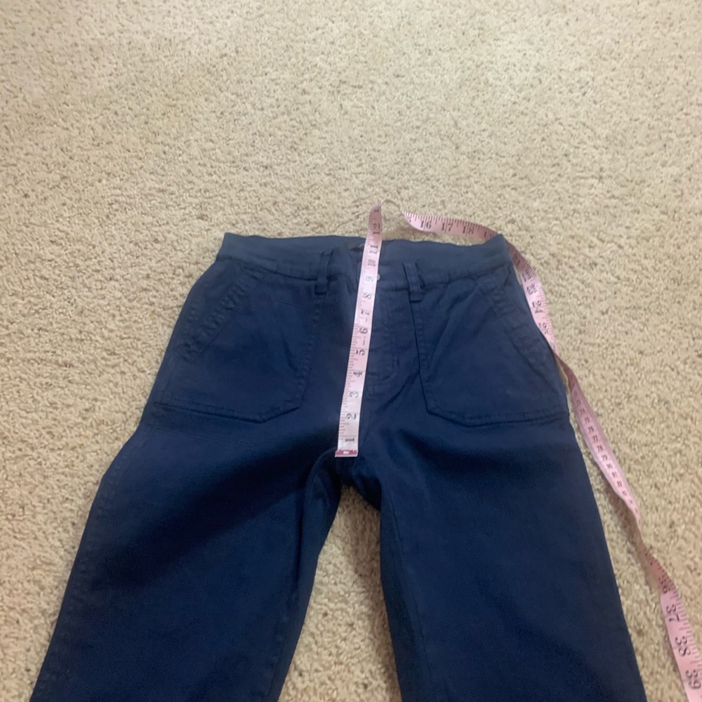 J crew slub sateen tall vintage straight cargo - Picture 5 of 6